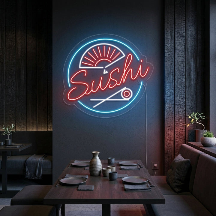 "Sushi" Neonschrift
