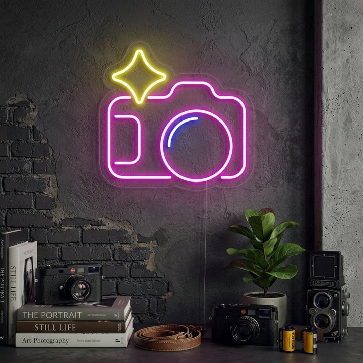 "Kamera" Neonschrift