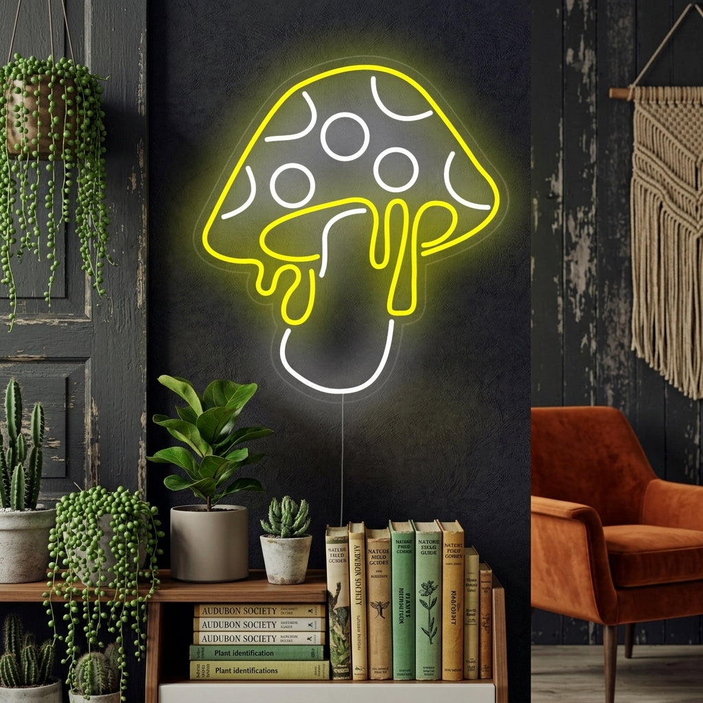 "Pilz Tropft" Neonschrift