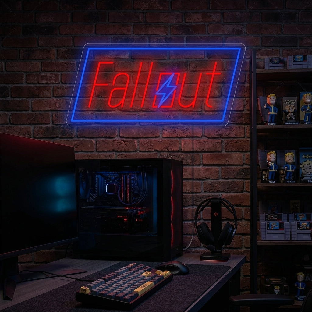 "Fallout" Neonschild