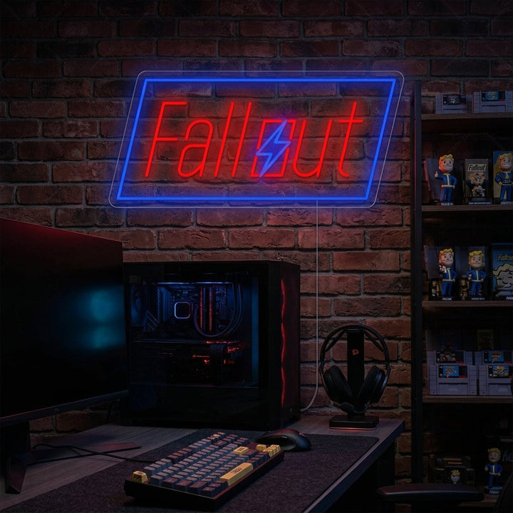 "Fallout" Neonschild