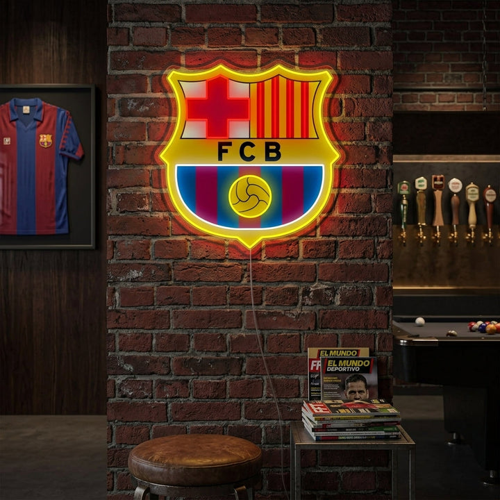 "Fc Barcelona" Neonschild