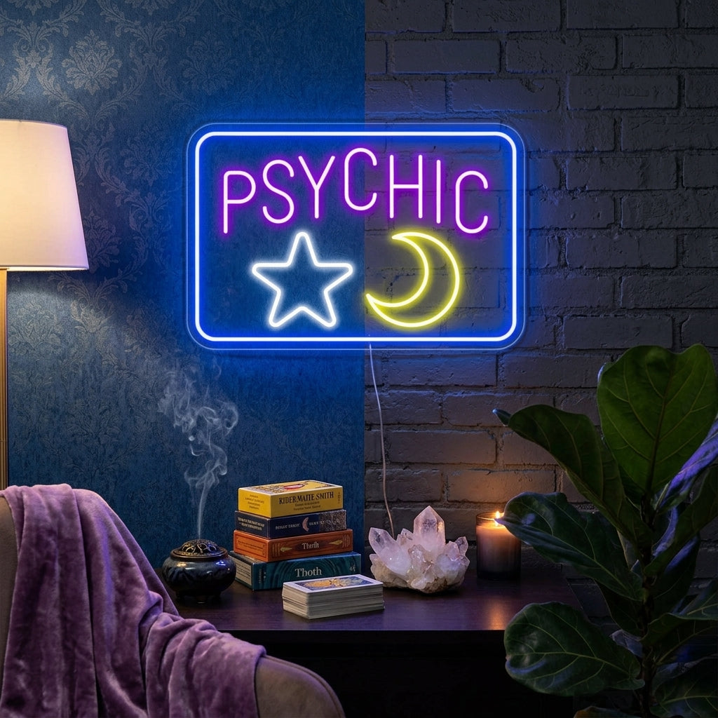 "Psychic" Neonschrift