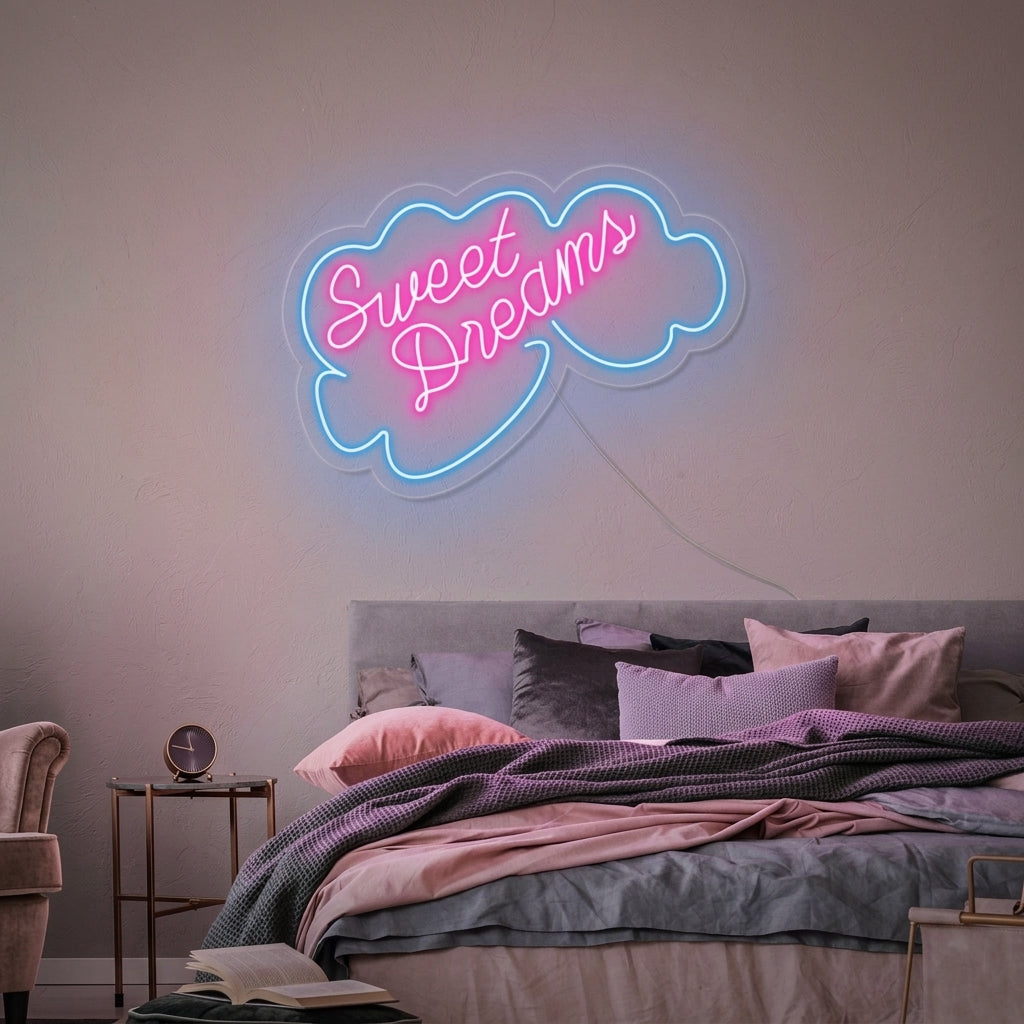 "Sweet Dreams" Neonschrift