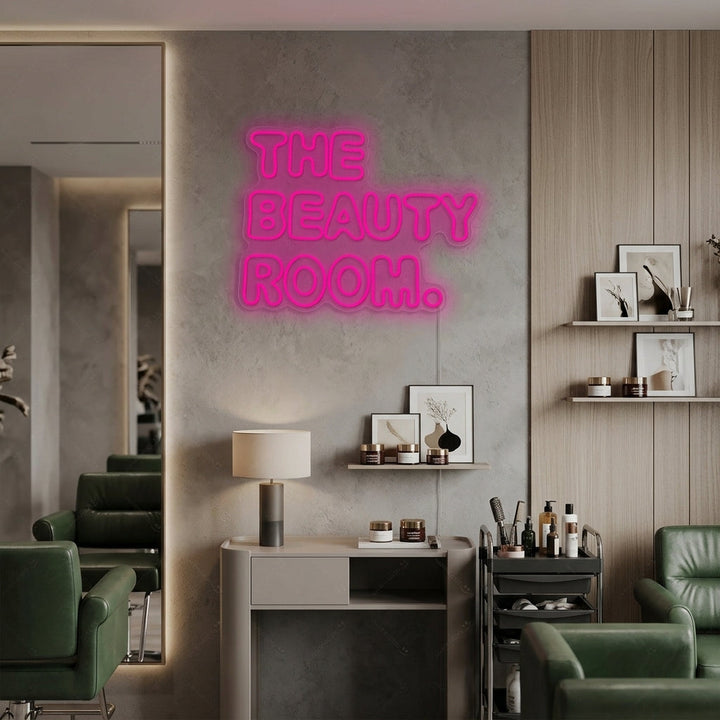 "The Beauty Room" Neonschild