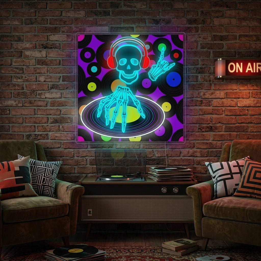 "Musik Flyer" Neonschild