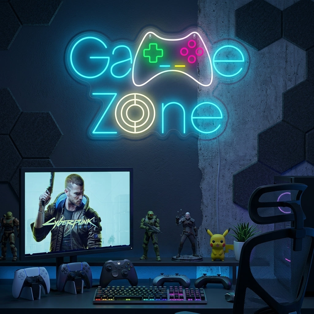 "Game Zone" Neonschild