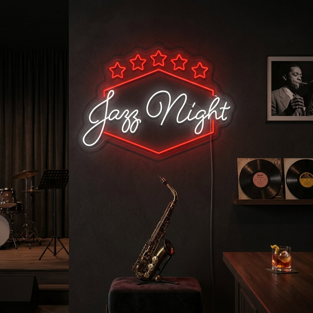 "Jazz Night" Neonschild