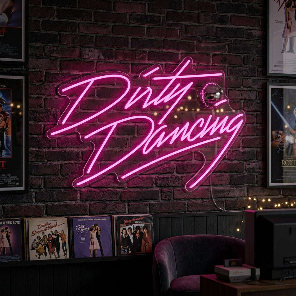 "Dirty Dancing" Neonschrift