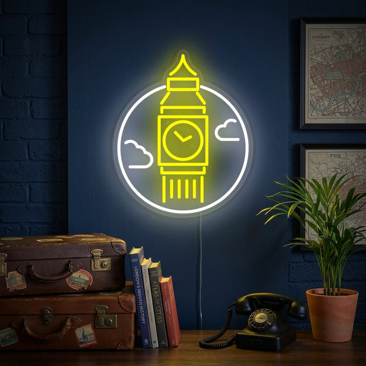 "Big Ben In London" Neonschrift