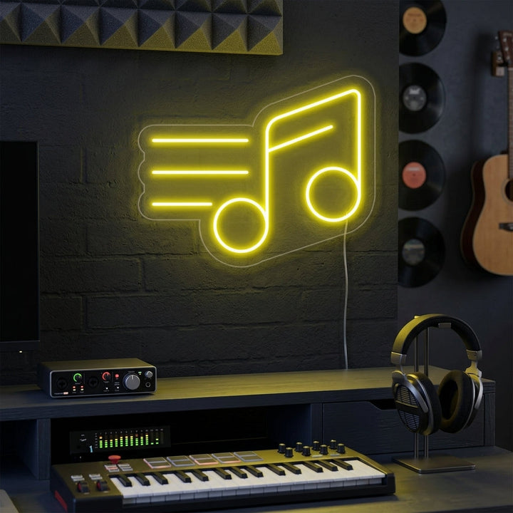 "Musiknote" Neonschrift