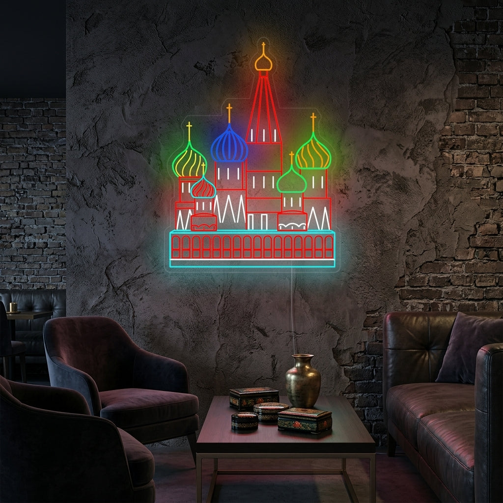 "Moskau Kremlin" Neonschrift