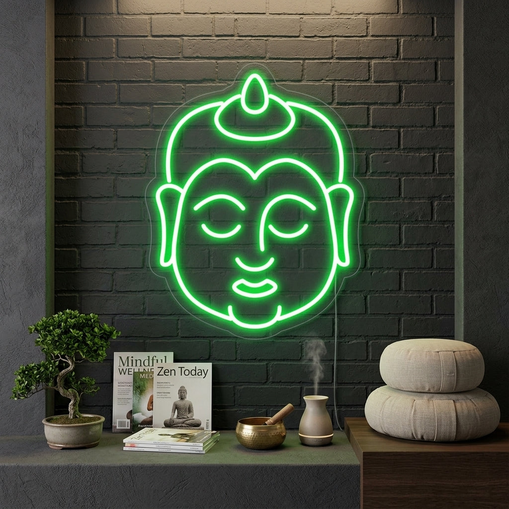 "Buddha" Neonschrift