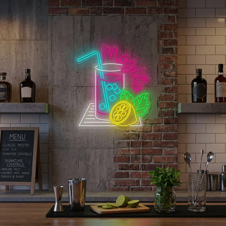 "Mojito" Neonschild