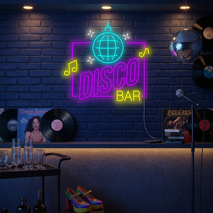 "Disco Bar" Neonschild
