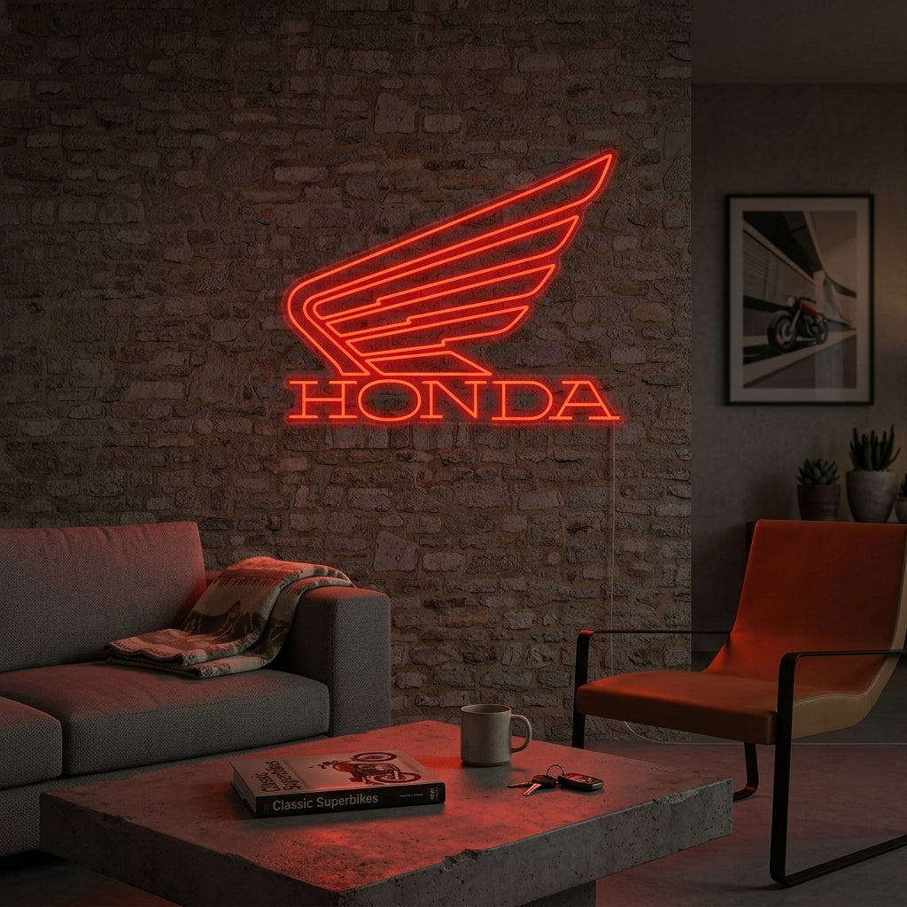 "Hondas Logo" Neonschrift