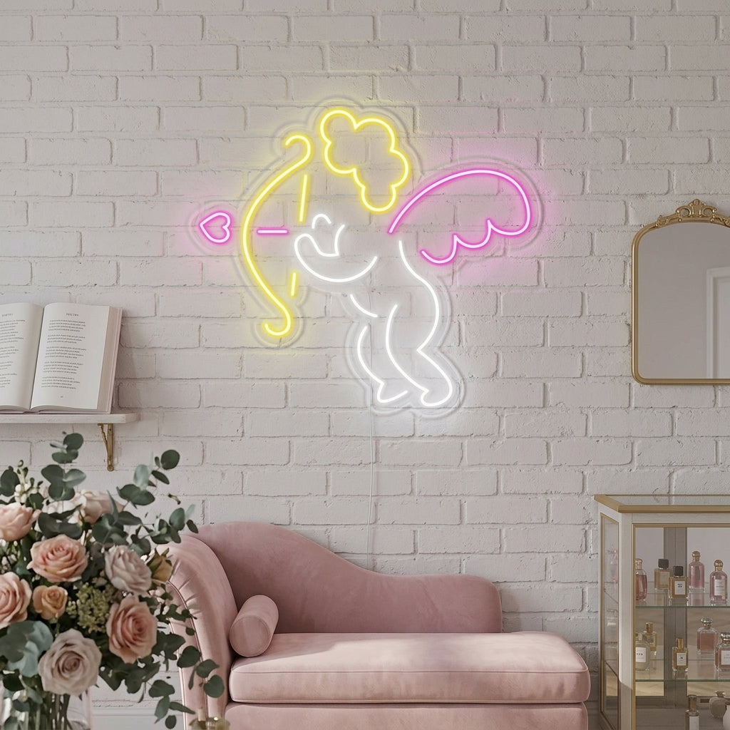 "Amor" Neonschrift