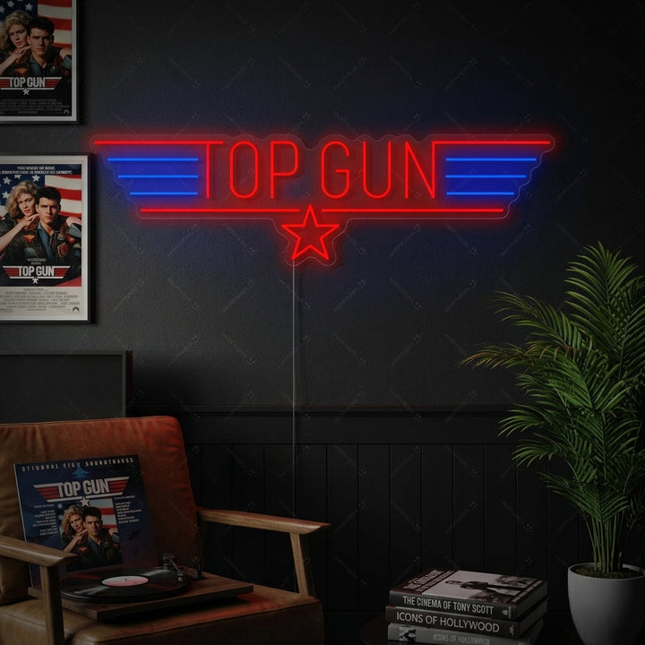 "Top Gun" Neonschild