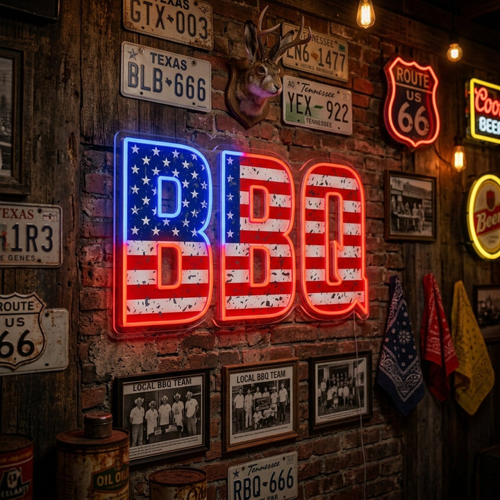 "BBQ" Neonschild