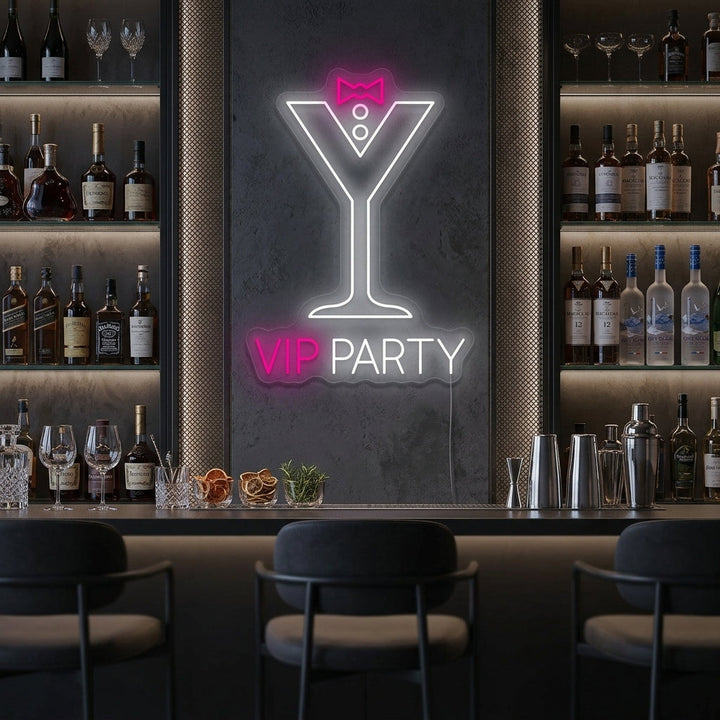 "Vip Party" Neonschild