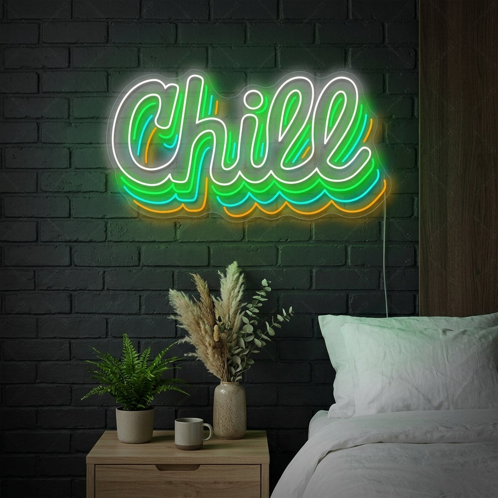 "Chill" Neonschild
