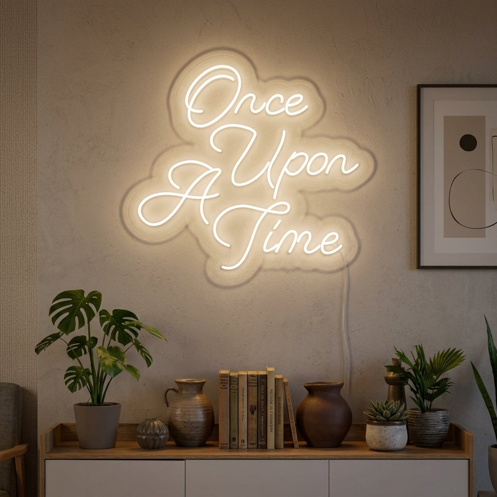 "Once Upon A Time" Neonschrift
