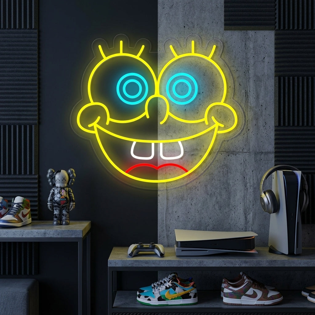"Bob Cartoon" Neonschrift