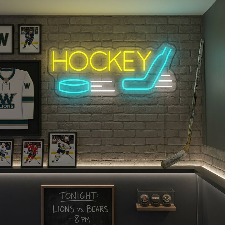 "Hockey" Neonschild