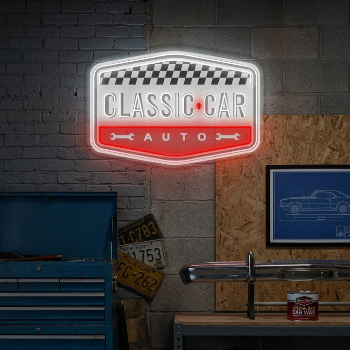 "Classic Car" Neonschild
