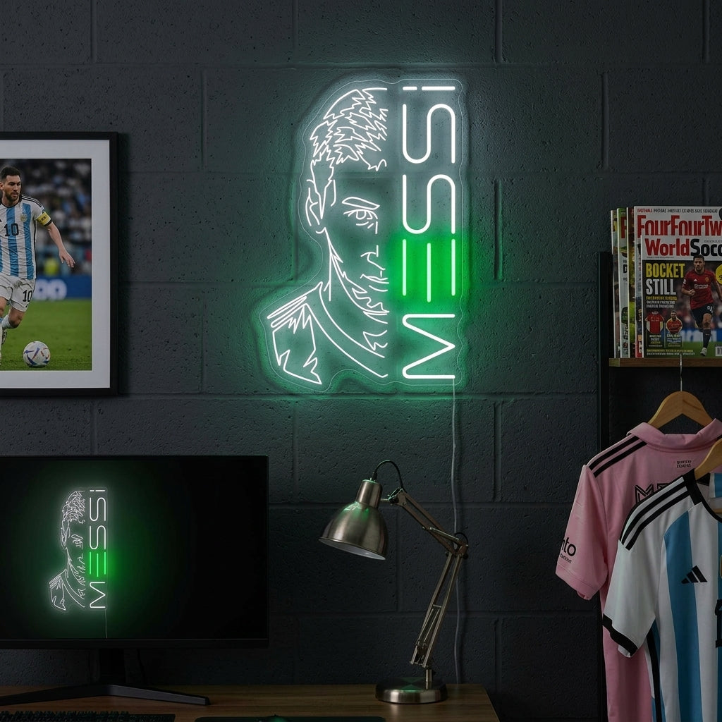 "Messi" Neonschild
