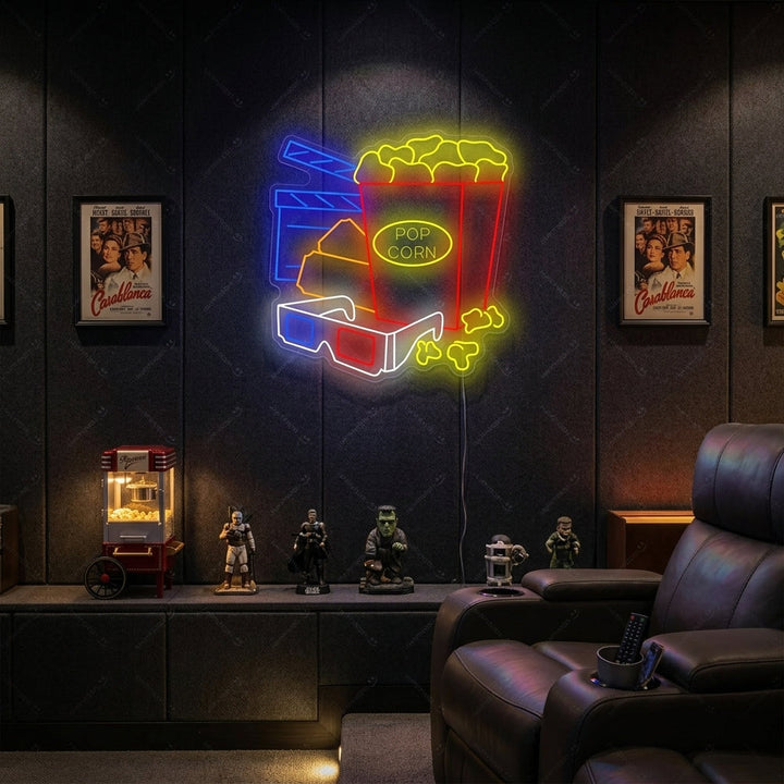 "Kino Filmzeit" Neonschild