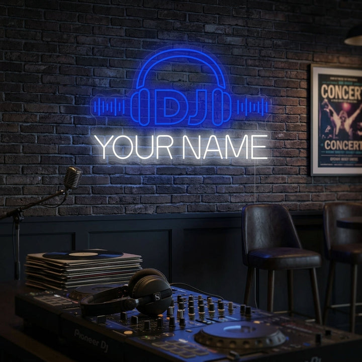 "Benutzerdefiniertes Dj-Logo" Neonschild