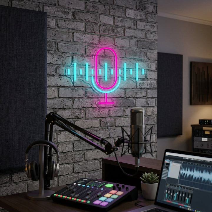 "Podcast" Neonschild