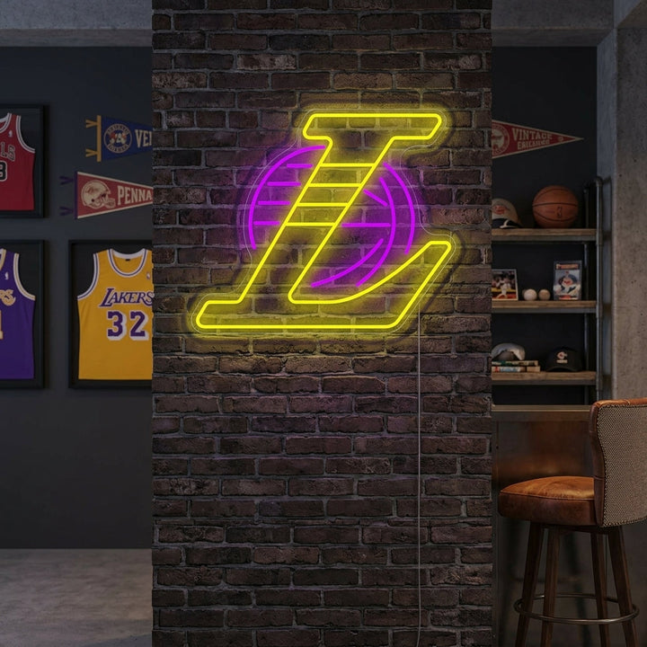 "La Basketball Mannschaft Logo" Neonschild