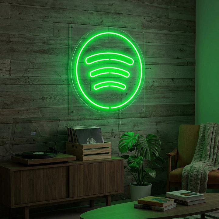 "Spotify logo" Neonschrift
