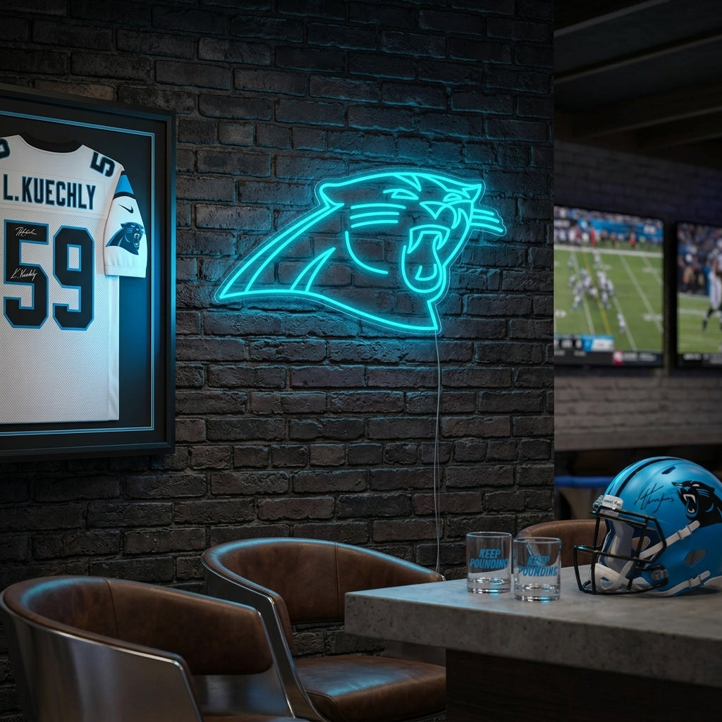 "Panther" Neonschrift
