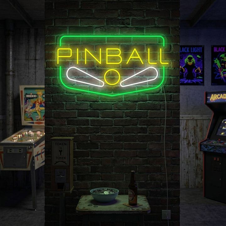 "Pinball" Neonschild
