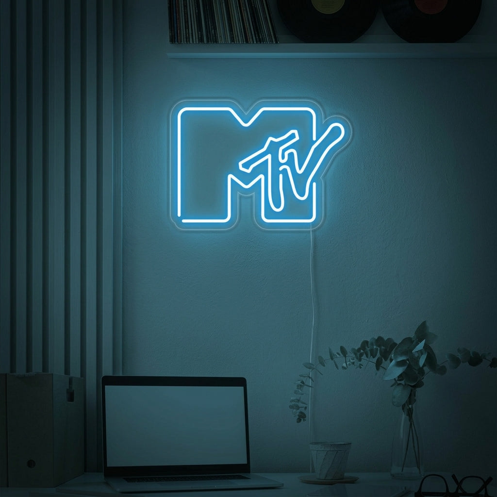 "MTV logo" Neonschrift