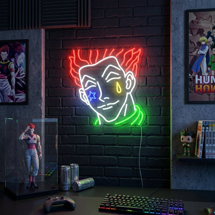 "Hisoka" Neonschrift