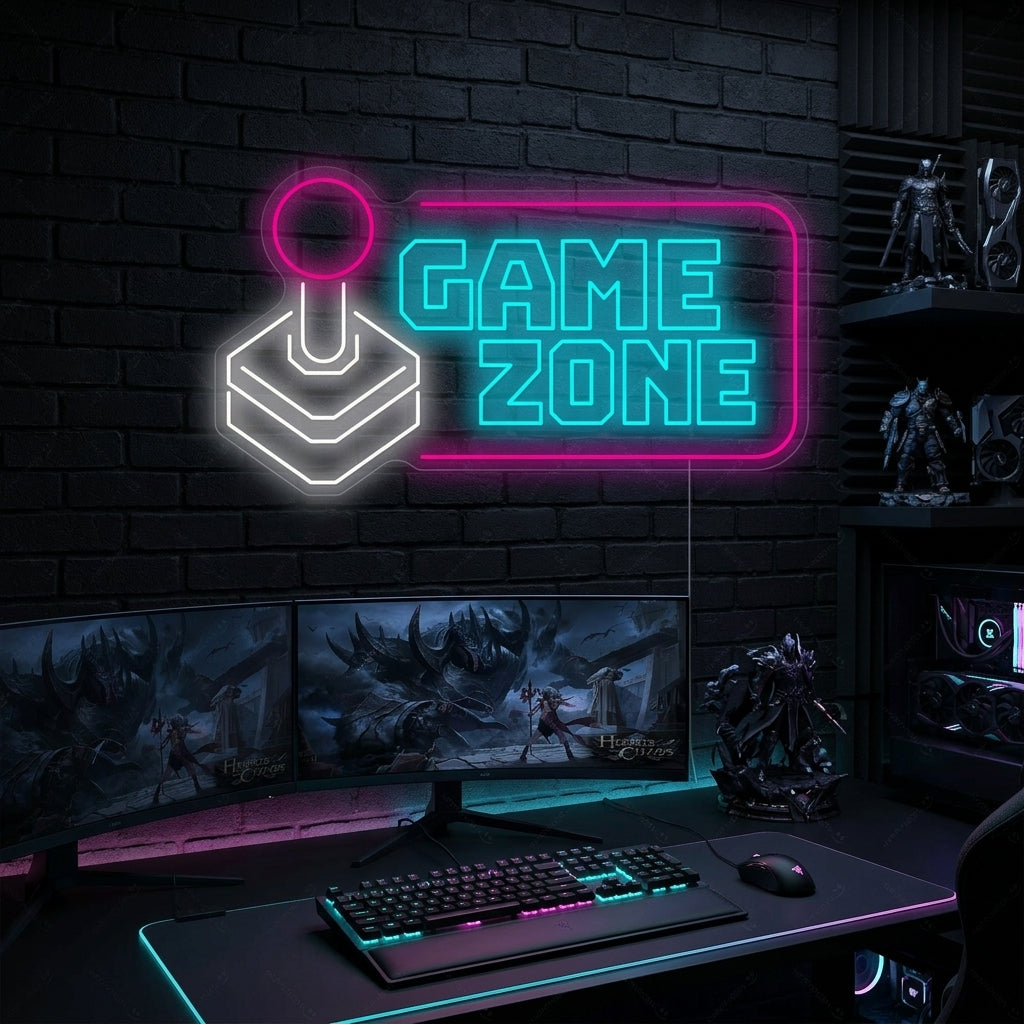 "Game Zone" Neonschild