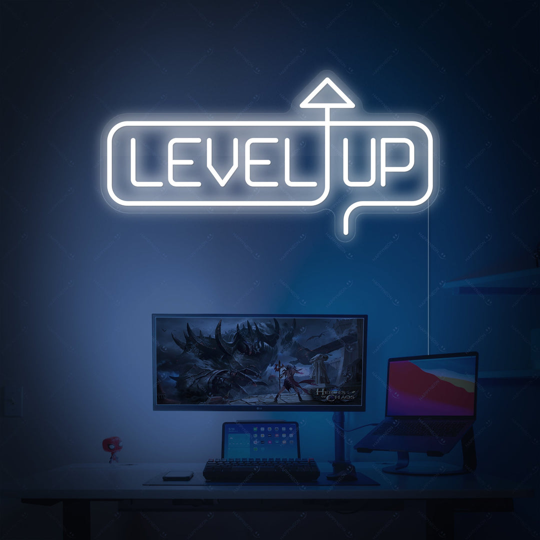 "Level Up" Neonschild