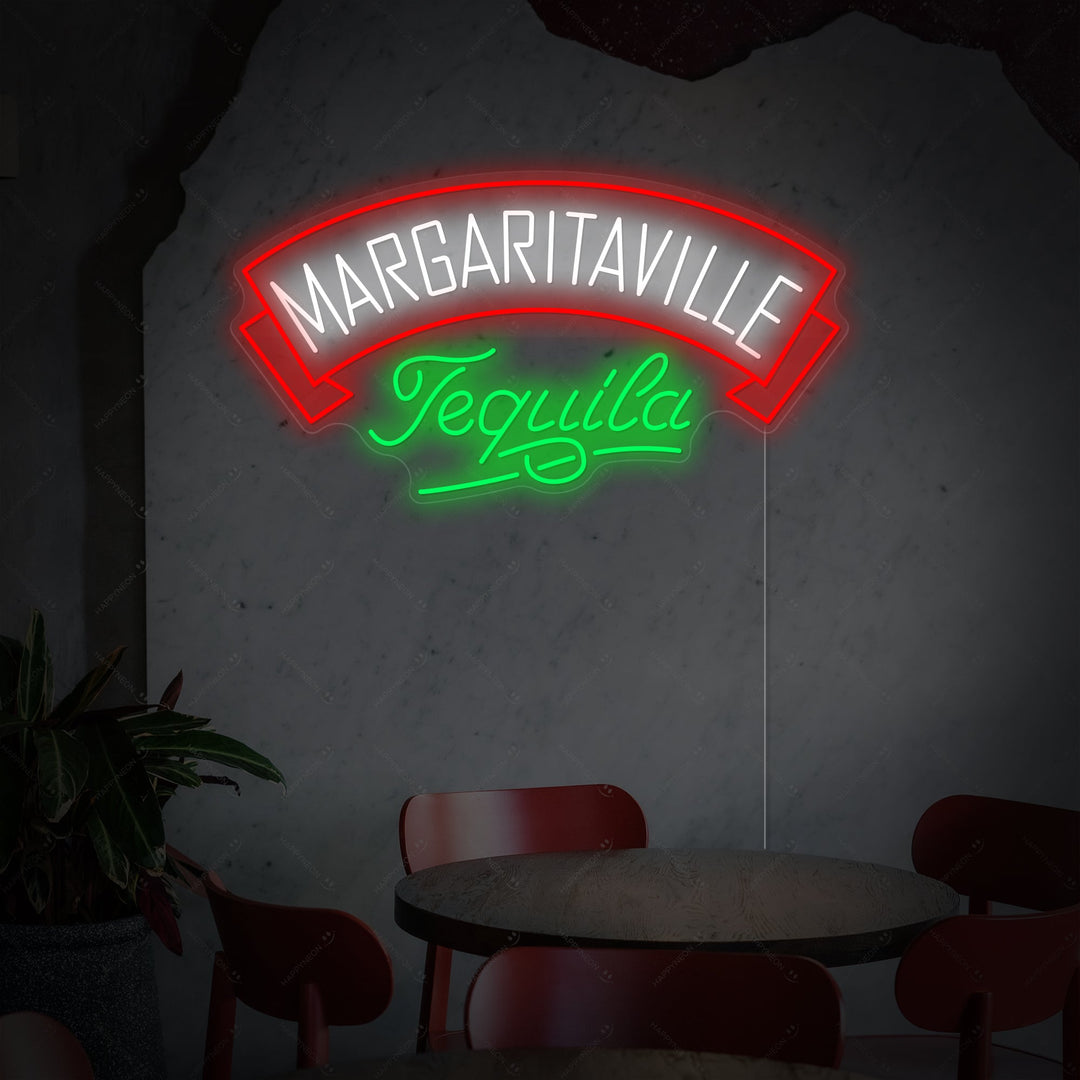 "Margaritaville Tequila" Neonschild