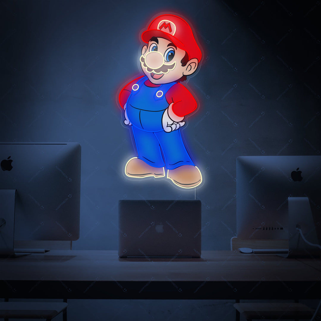 "Mario" Neonschild