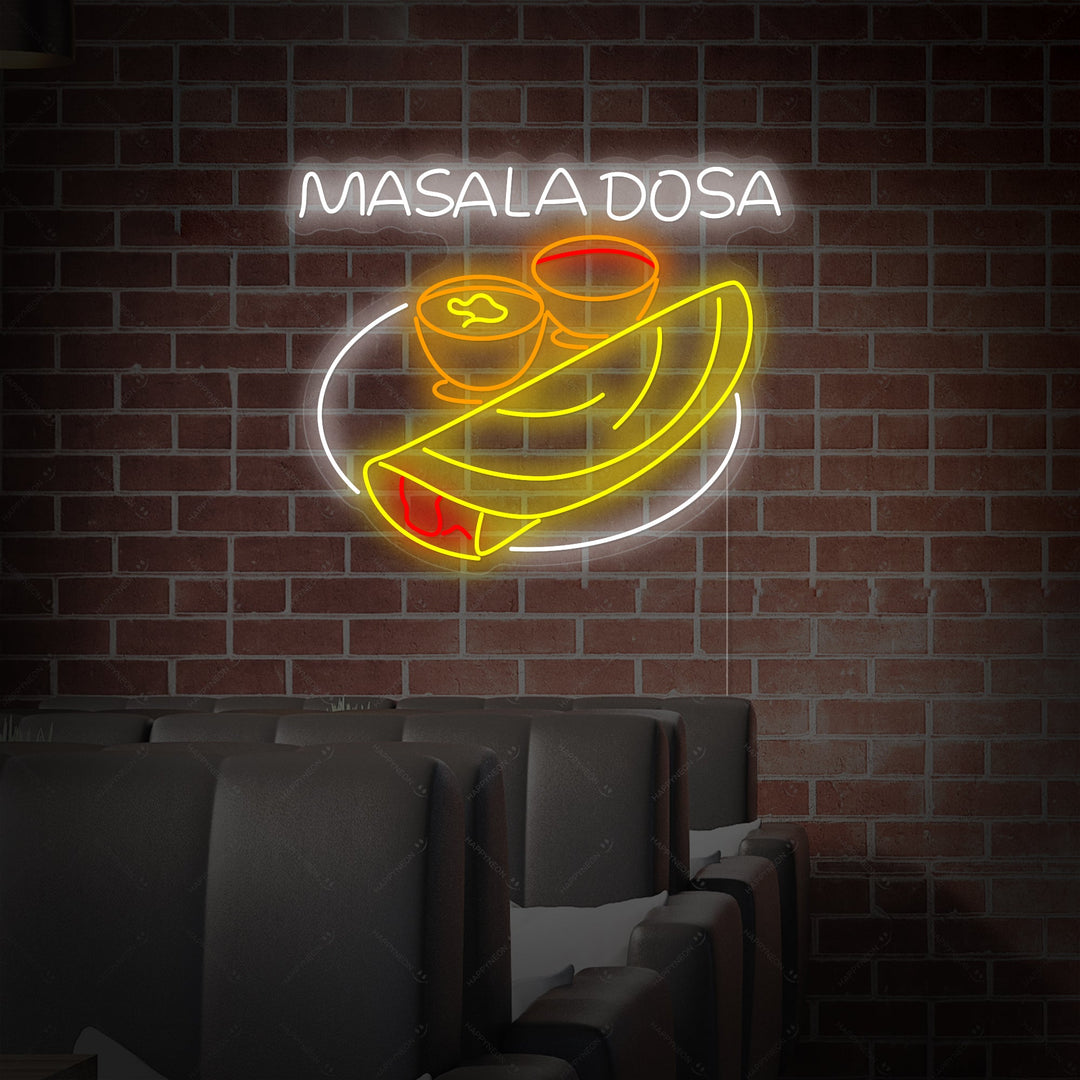 "Masala Dosa" Neonschild