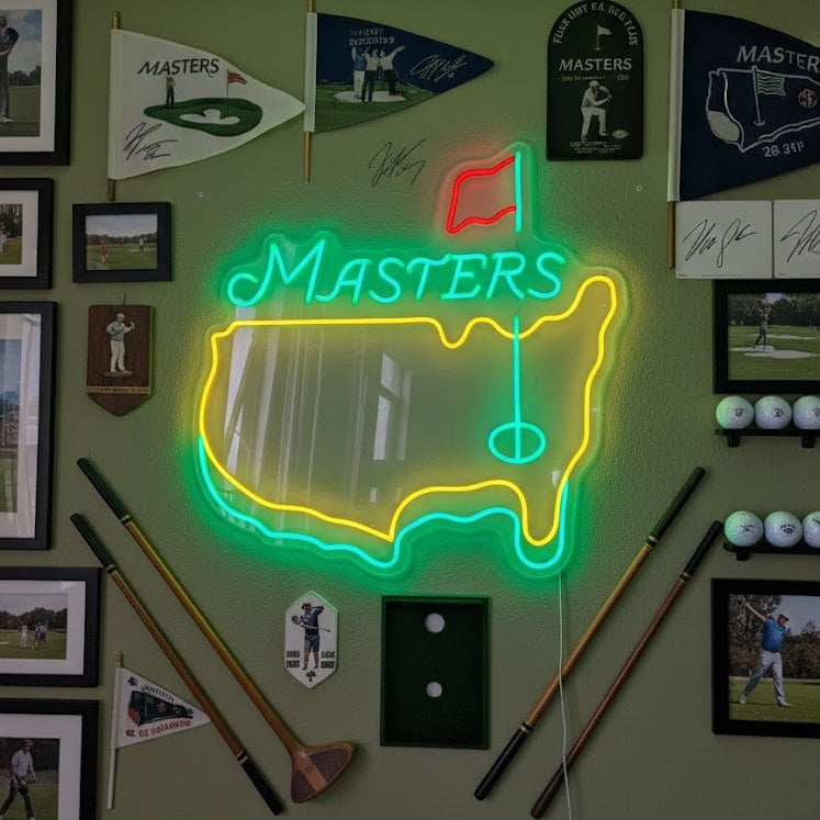"Masters Tournament Golf" Neonschild