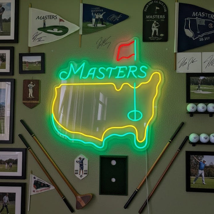 "Masters Tournament Golf" Neonschild