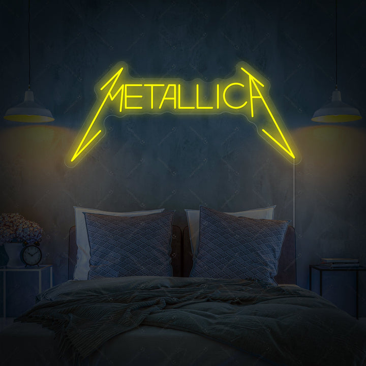 "Metallica" Neonschild