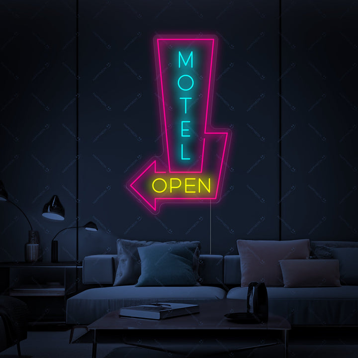 "Motel Open" Neonschild
