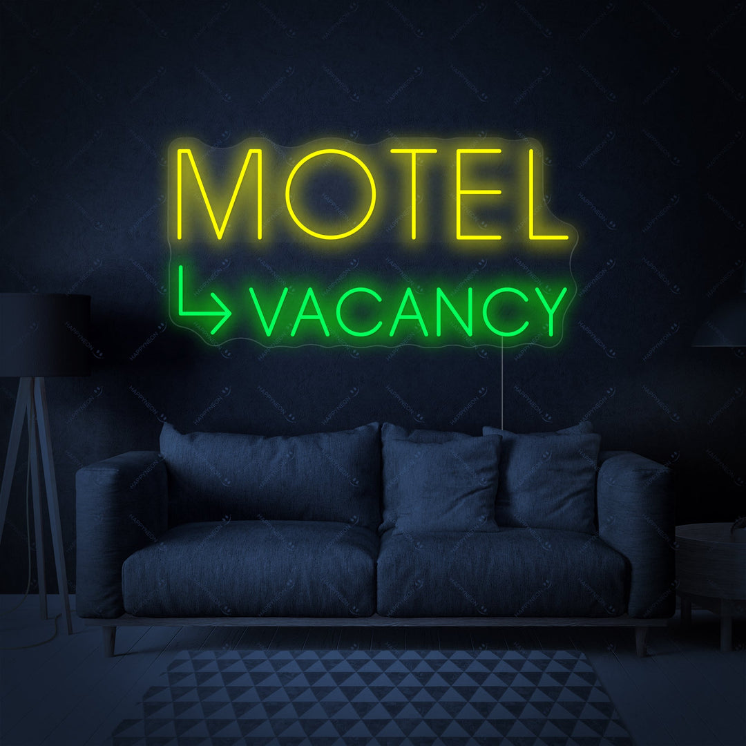 "Motel Vacancy" Neonschild