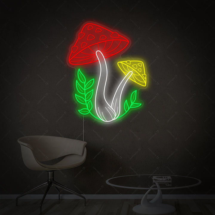 "Pilz" Neonschild